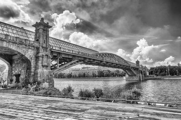istock View over Pushkinsky Pedestrian Bridge in central Moscow, Russia 1063257966