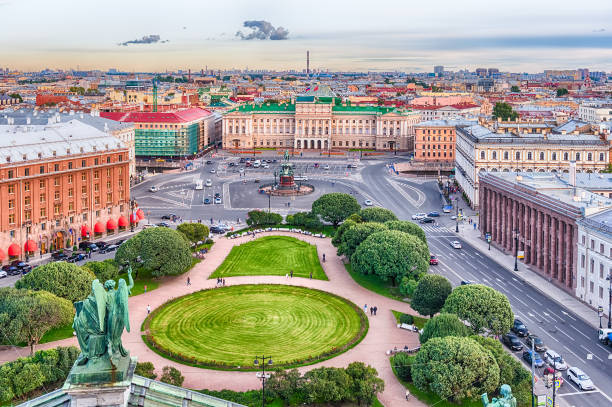 istock Panoramic view over St. Petersburg, Russia, from St. Isaac's Cathedral 1063258218