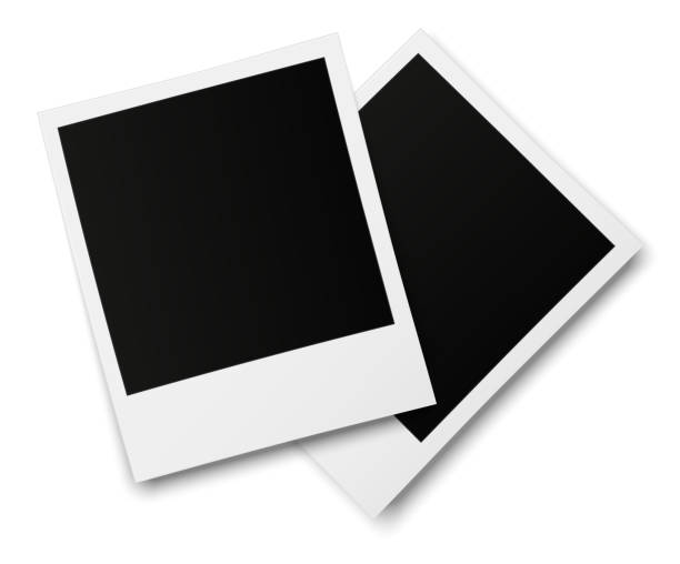 istock Realistic old photo frames isolated on white background. 1063262272