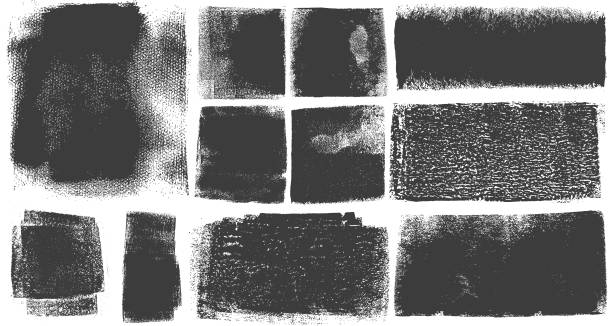 Grunge Brush Stroke Paint Boxes Backgrounds Grunge Brush Stroke Paint Boxes Backgrounds Black and White destruction abstract stock illustrations