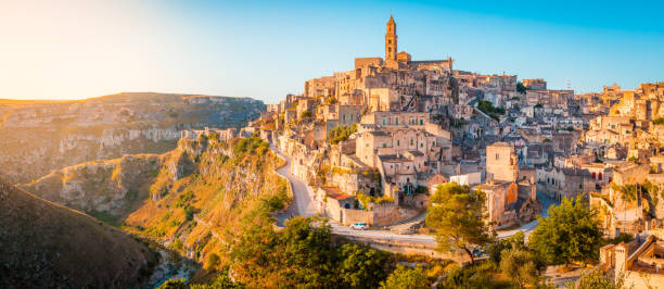 istock Sassi di Matera at sunrise, Basilicata, Italy 1063267388