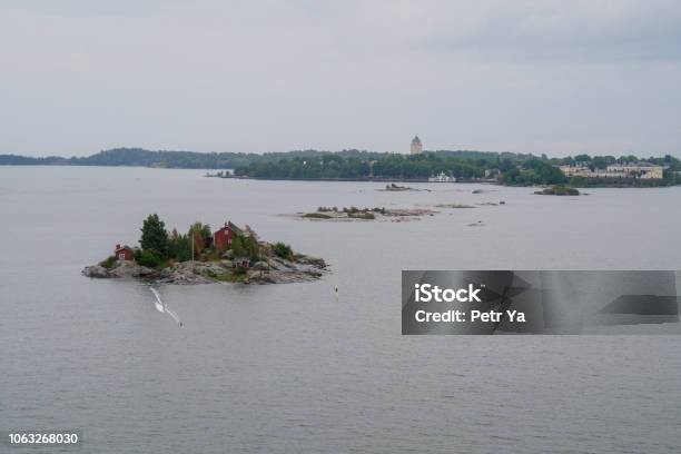 Tiny Island Ryssänsaari In Helsinki Stock Photo - Download Image Now