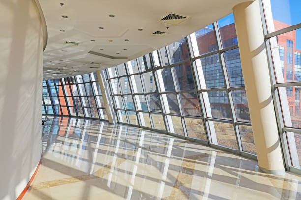 istock Business building floor glass window 1063268388