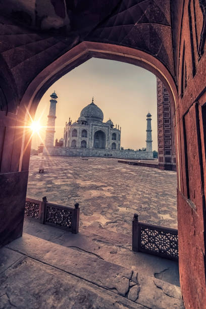 istock Taj Mahal mausoleum in Agra 1063275452