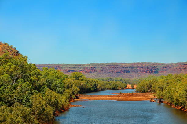 istock Victoria River in Australian outback 1063280026