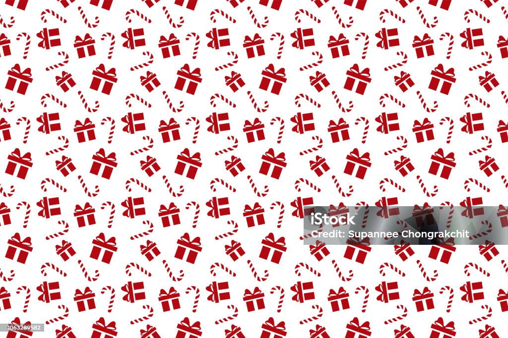 Merry Christmas Pattern Seamless Gift Background Endless Texture For Gift  Wrap Wallpaper Web Banner Background Wrapping Paper And Fabric Patterns  Stock Illustration - Download Image Now - iStock