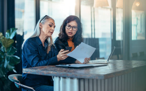 istock Business colleagues working together at office 1063296316