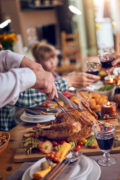 istock Traditional Holiday Stuffed Turkey Dinner 1063298668