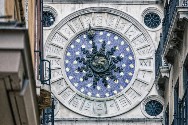 istock Venice, Italy - 2/21/2016. San Mark's astronomical clock, in detail 1063301576