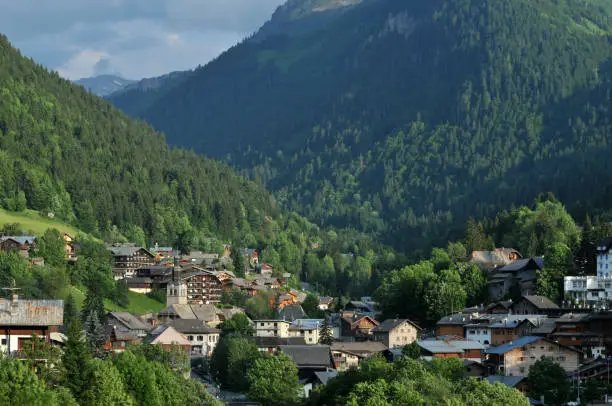 Village of Morzine in Haute-Savoie
