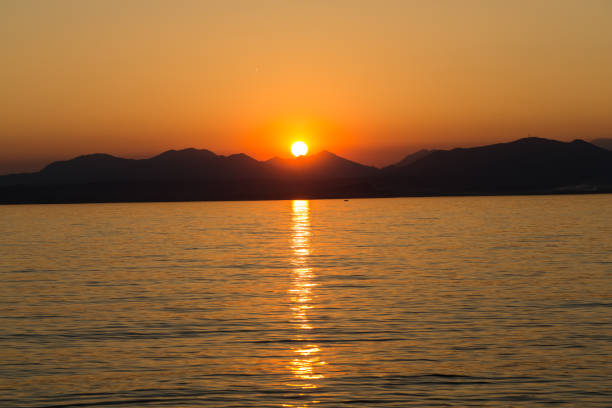 istock Beautiful sunset at Garda lake in Italy 1063303678