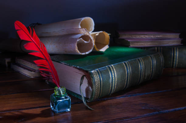 istock Quill pen and old books 1063305996