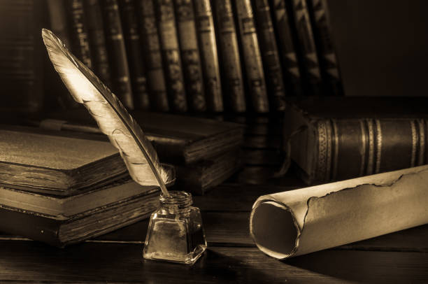 istock Quill pen and old books 1063306346