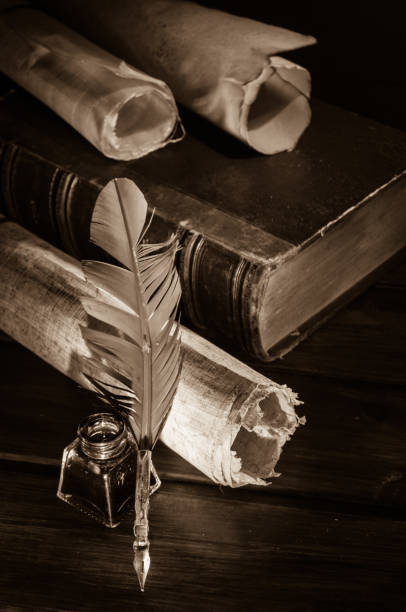 istock Quill pen and old books 1063308084