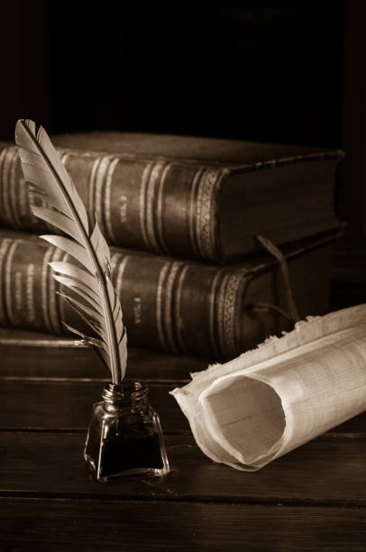 istock Quill pen and old books 1063319386