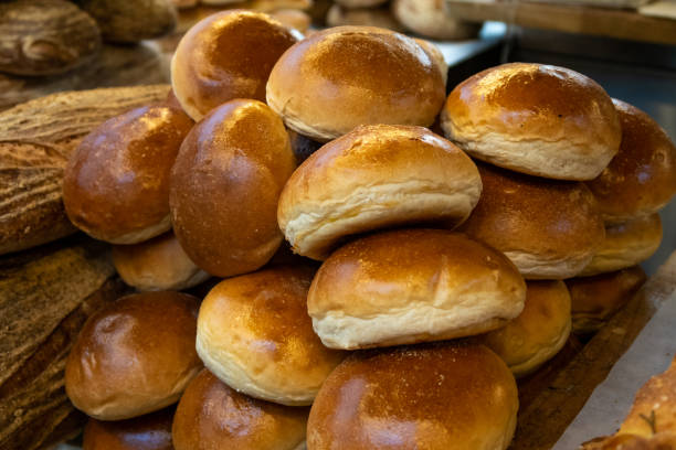 istock Fresh Bread Rolls at a Bakers in London's Borough Market 1063319578