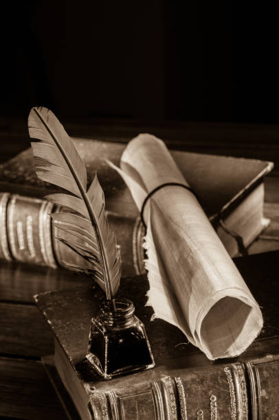 istock Quill pen and old books 1063319864