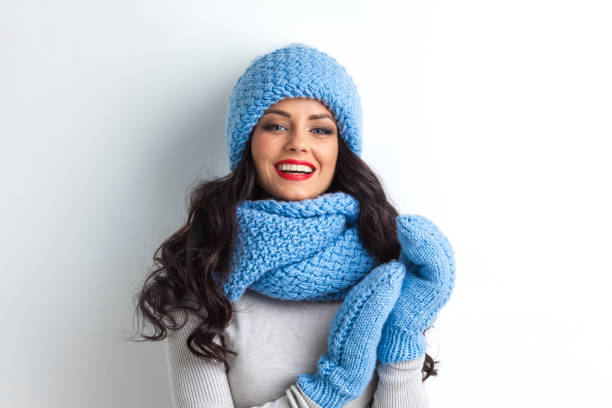 istock Woman in warm clothing 1063326502