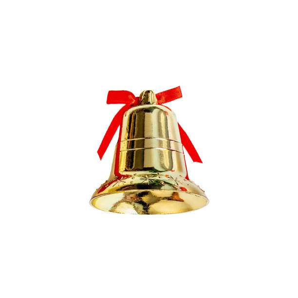 istock Jingle bell. Christmas Decoration  isolated on white background close up 1063335488