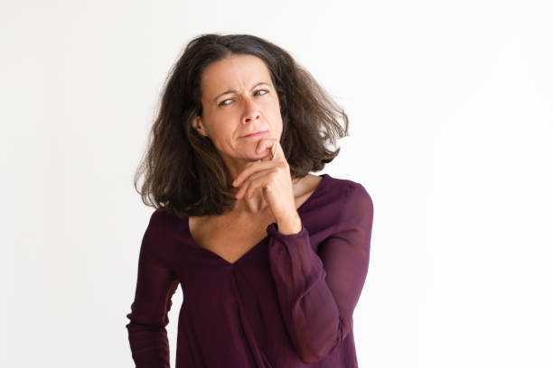 istock Middle aged woman suspects something strange 1063346240
