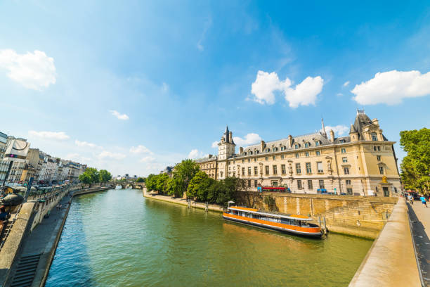 istock Seine river seen from Saint Michel bridge in Paris 1063349138