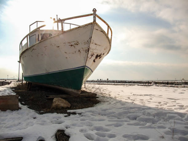 istock Abandoned ship near Lake Van, Turkey 1063354416