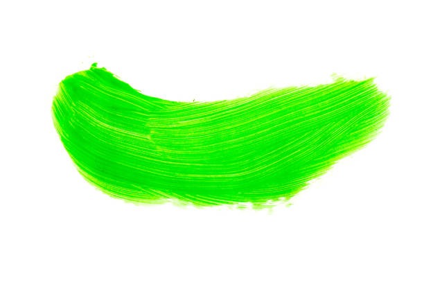 istock green watercolor brushstroke pattern isolated on white background 1063355892