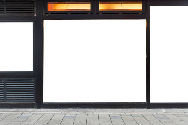 istock Shop Boutique Store Front with Big Window and Place for Name 1063367864