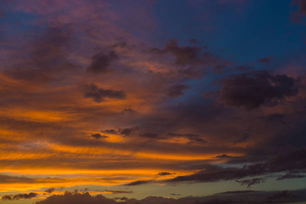istock Abstract nature background. Dramatic and moody cloudy sunset sky 1063370208