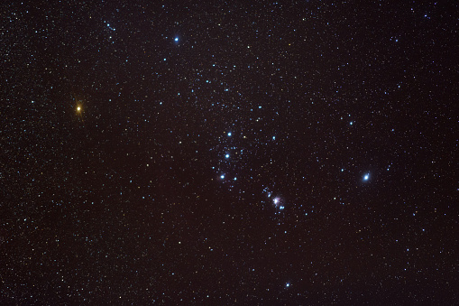 Orion constellation in the night  sky