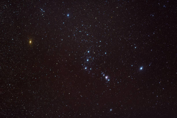 orion takımyıldızı - orion bulutsusu stok fotoğraflar ve resimler