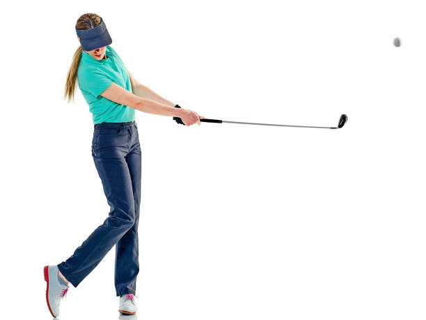 istock woman golfer golfing isolated 1063401046