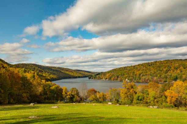 park stanowy stawu squantz - fairfield connecticut zdjęcia i obrazy z banku zdjęć