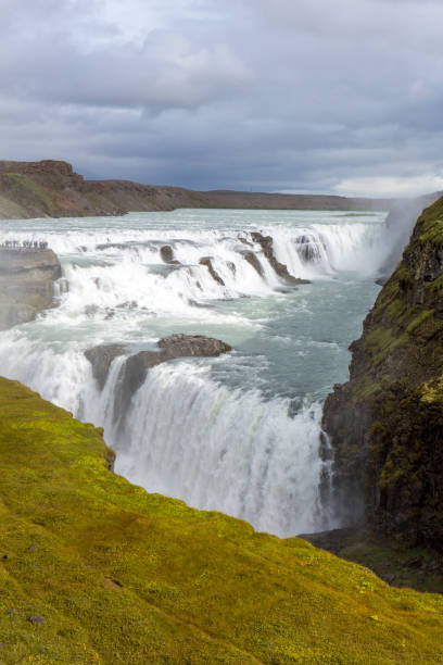 istock Gullfoss Iceland Rugged Terrain, Dramatic Waterfall on the Golden Circle 1063427556