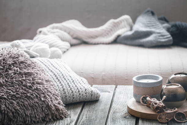 istock still life from home interior on a wooden background with a candle 1063436410
