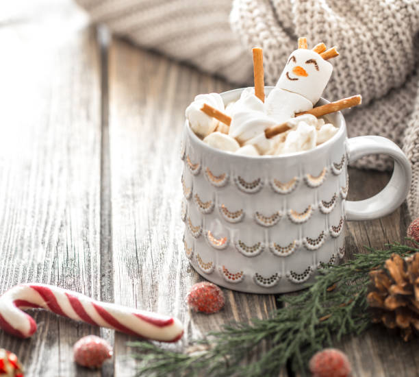 istock The concept of Christmas cocoa with marshmallows 1063436498