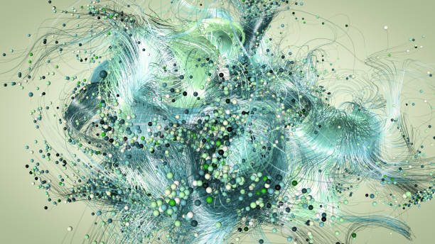 istock Purple Beautiful Abstract Particle Design 1063449948