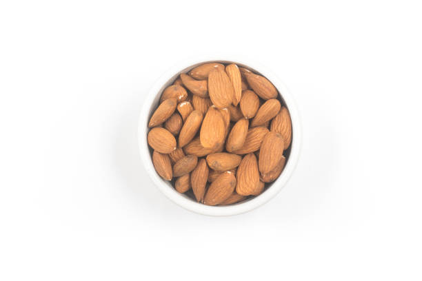 istock Raw Almonds peeled in a bowl 1063450298