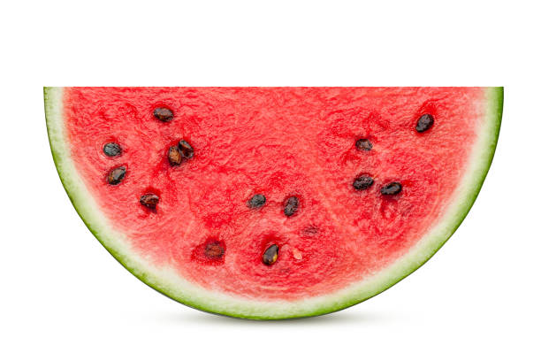 istock watermelon isolated on white background, clipping path, full depth of field 1063456500
