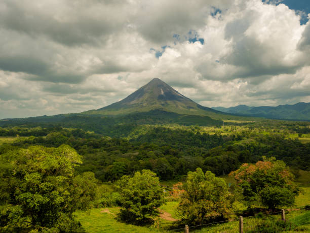istock View of Arenal volcano, 1063460146