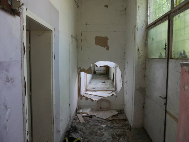 istock Enter Into Abandon Demolished House 1063461764