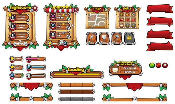 Gui Sprite Sheets 440+ Sprite Sheet Ilustraciones de Stock, gráficos vectoriales libres ...
