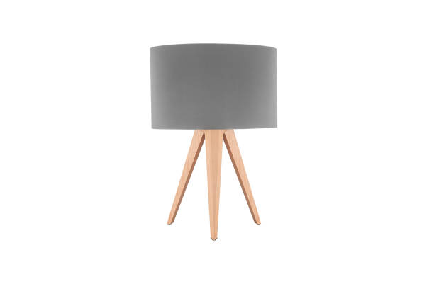 istock Decorative tripos standing light / FLOOR LAMP / LAMPSHADE isolated on white 1063470494