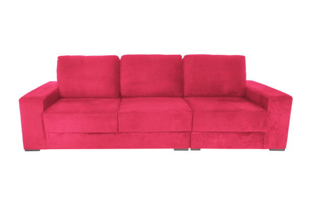 istock modern suede couch sofa  isolated on white background 1063484378