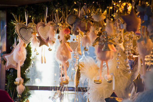 istock White Christmas decoration Market 1063487104