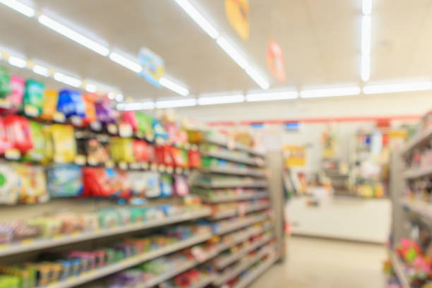 istock convenience store shelves interior blur for background 1063498318