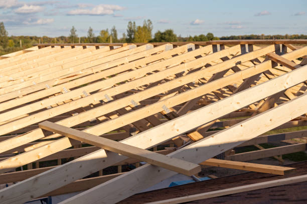 istock New Construction - Roof Rafters 1063501400