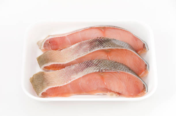 istock Raw White salmon fillets 1063503074