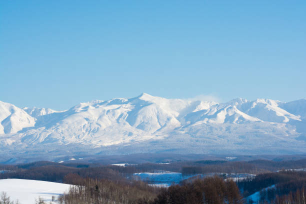 istock Snowy mountain and bulue sky Mt.Tokachidake 1063508354