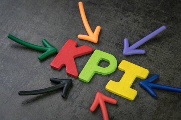 istock KPI, Key Point Indicator business target and goal measurement concept by multiple arrow pointing to colorful alphabet building the word KPI at the center 1063514646